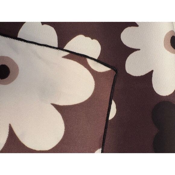 Vintage Therese Ahrens MOD Groovy Flower Scarf 60s Retro Large - Picture 3 of 4